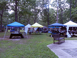 Vendor tents