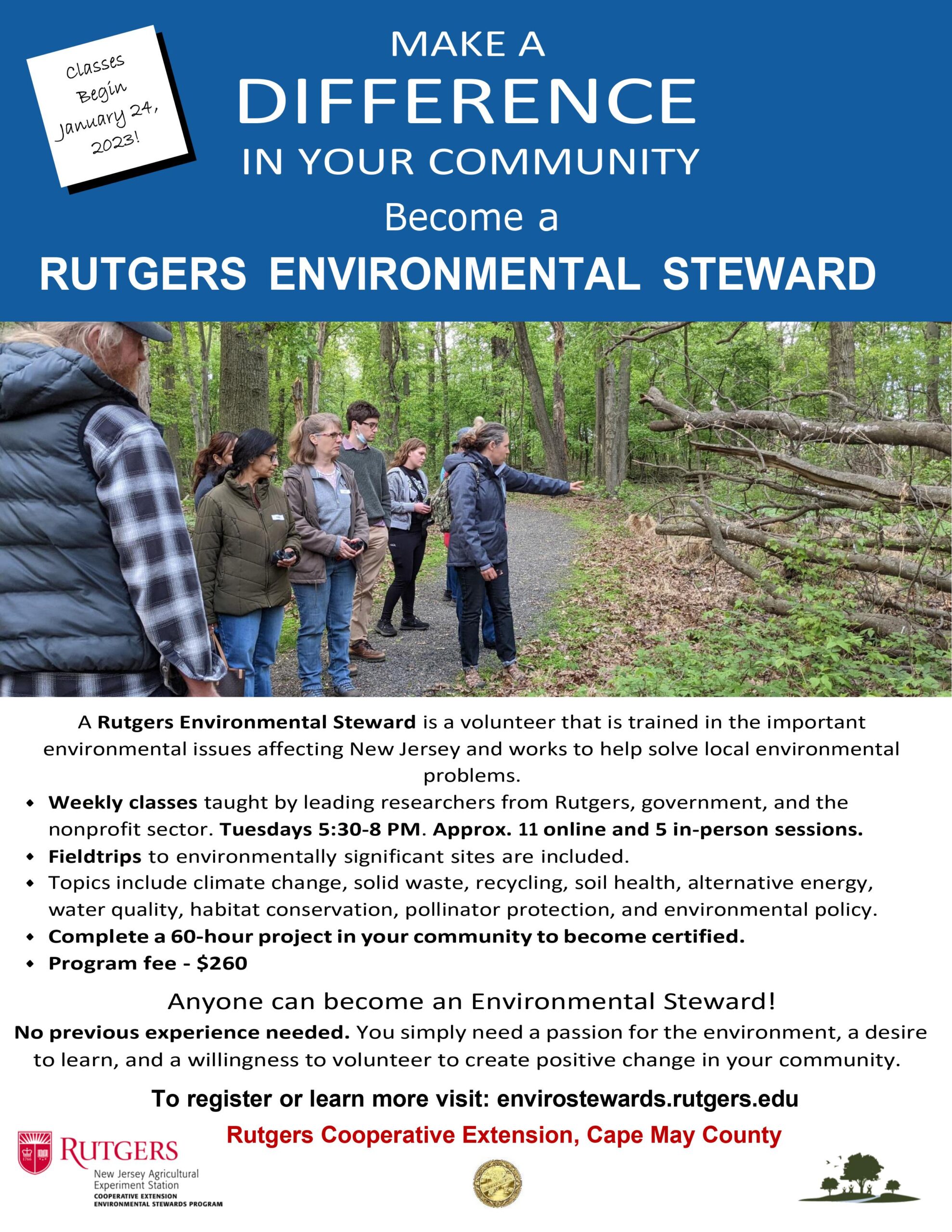 Rutgers environmental steward program rutgers cooperative extension