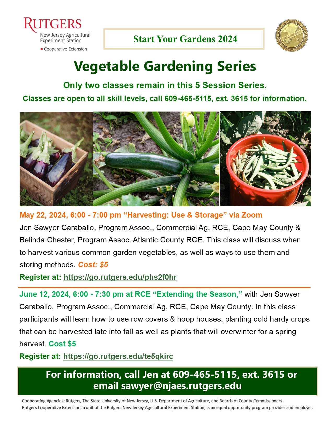 Harvesting: Use & Storage, Part Of Vegetable Gardening Series – Rutgers 