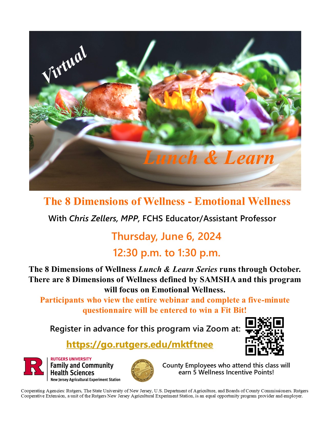 Virtual Lunch & Learn Webinar on June 6, the 8 Dimensions of Wellness ...