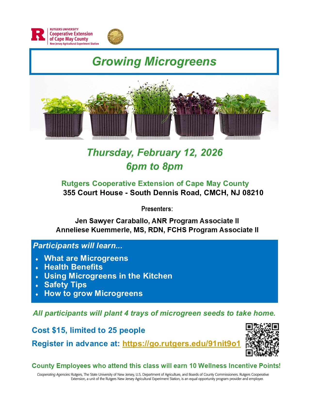 Growing Microgreens Program February 12, 2026 – Rutgers Cooperative ...