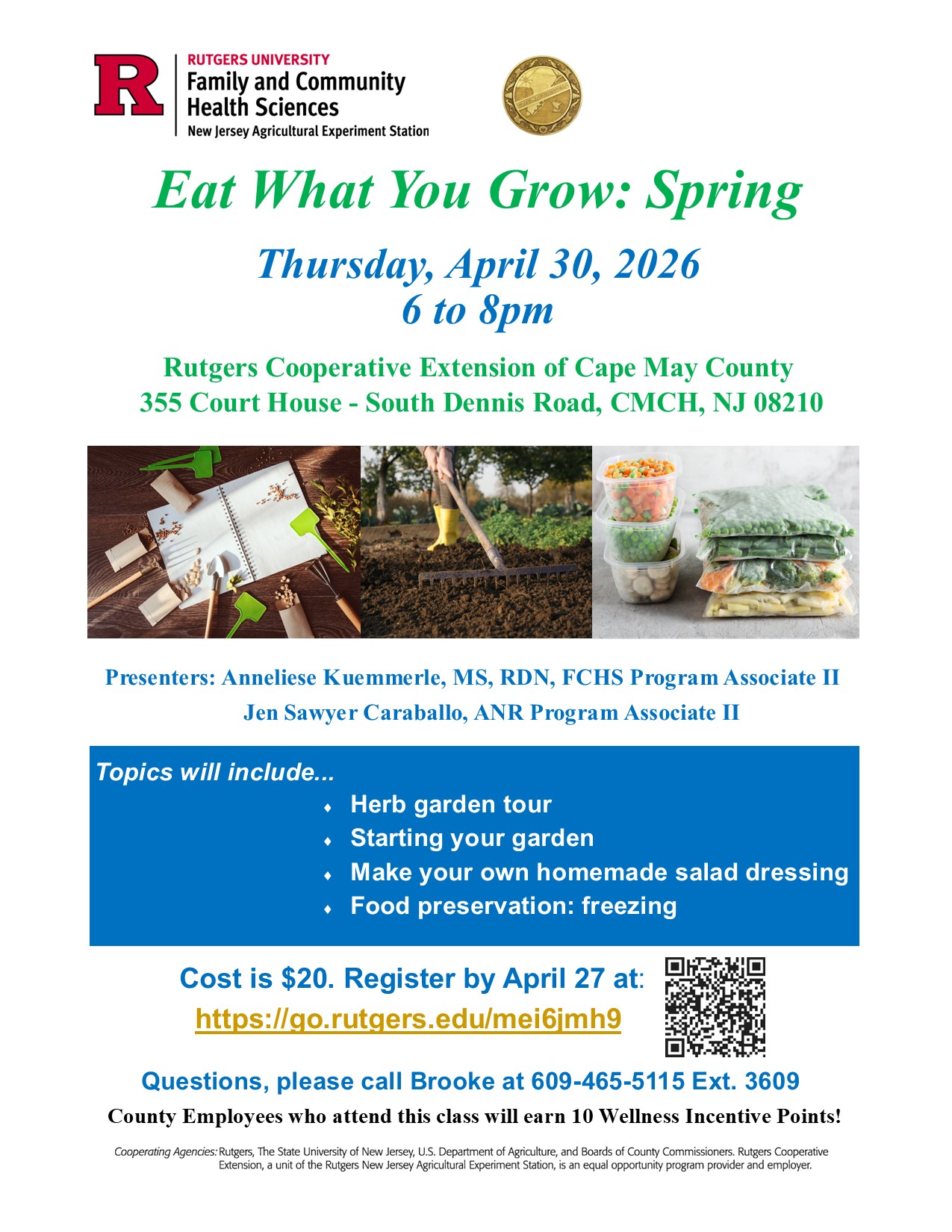 Eat What You Grow: Spring Workshop – Rutgers Cooperative Extension of ...